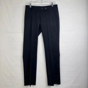 Gunex Controllo B Black Straight Leg Dress Pant